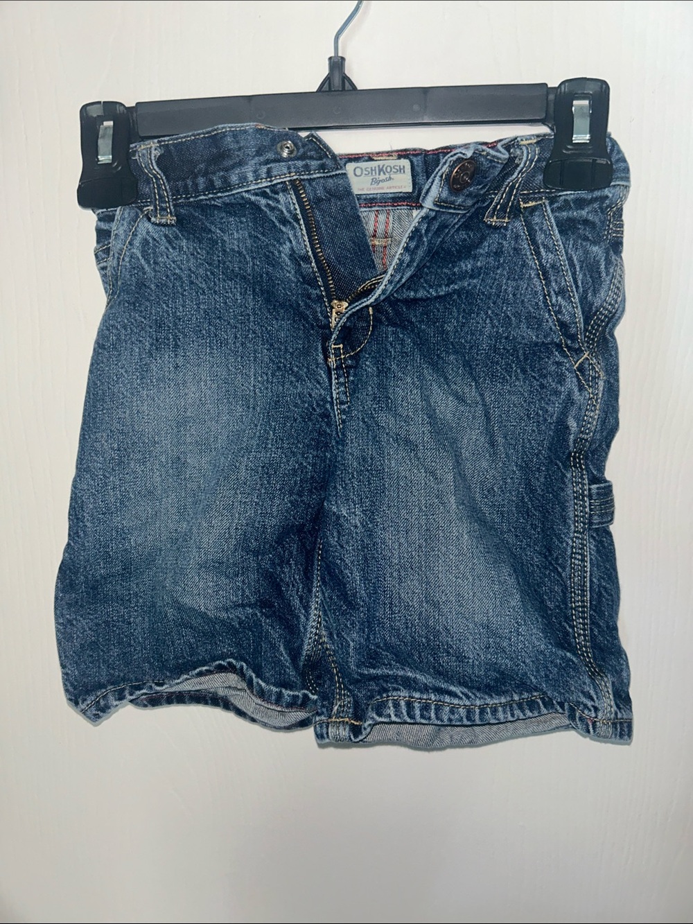 OshKosh B'gosh Blue Denim carpenter Kids Shorts